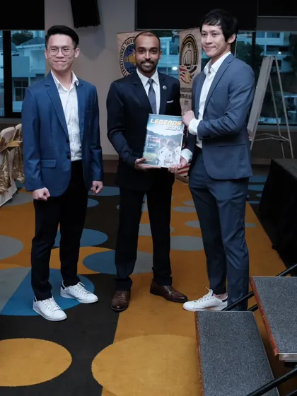 Presenting a copy of the "Legends 2024" magazine. It's a project I'm proud of, documenting the stories and spirit of our martial arts journey and sharing it with peers internationally.