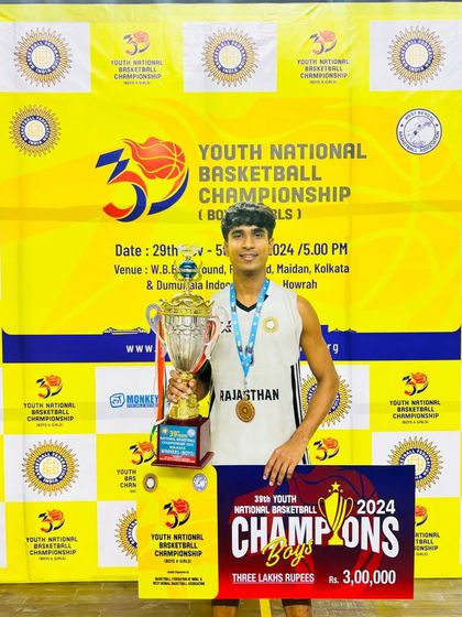Another huge win for the fam. My student Mohammad Raza after becoming a Youth National Basketball Champion. The hard work is paying off, brother.