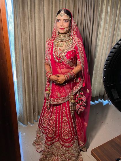 Mitali Jain - Bridal Makeup & Styling Classic Red & Gold Bridal Looks photo 26