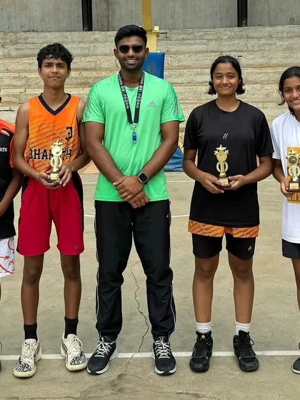 It's not just about drills, it's about results. Here I am with some of the award-winning young players from my 2024 Summer Camp. I provide youth basketball training that builds fundamental skills and confidence in a competitive but fun environment.