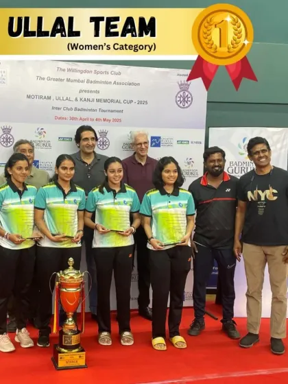 A proud moment for our Chembur Gymkhana women's team, successfully defending their title and winning the Ullal Cup. This is a testament to their hard work and our specialized team coaching.