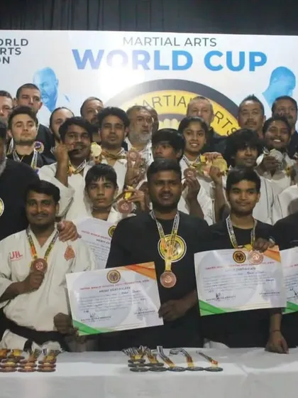 A proud moment for all the martial artists at the UWMAF World Cup. It's an honor to be part of a global community dedicated to these arts.