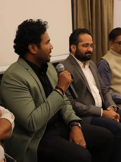 Our Principal Architect sharing his insights on architecture and construction during the GIBCO panel discussion.