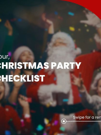 Here's your Christmas party checklist. I'm here to remind you of all the things you need to get ready for the big celebration.