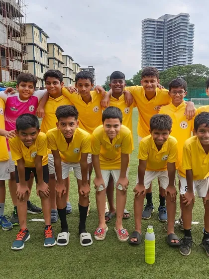 On to the next round. Our U-13 team looking happy and confident after a hard-fought victory in the YPL.