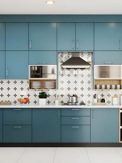 Interiors - Modular Kitchen Design Bold & Colorful Palettes photo 4