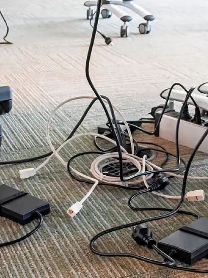 Tangled computer wires and cable clutter can make a workspace feel chaotic. Organizing your office often requires clearing space, and our units are perfect for holding extra equipment and supplies.