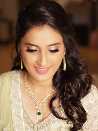 This collection of images captures more beautiful moments and angles from my engagement and cocktail makeup sessions, showcasing a range of soft and glamorous styles.