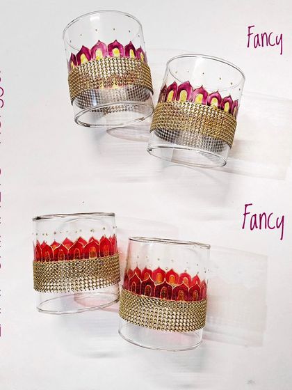 Nidhi - Hand-Painted Home Decor & Accents Festive Glassware & Candle Holders photo 16