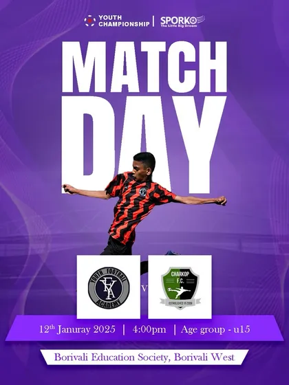 Our U15 squad is set for this Youth Championship match. This graphic gets the team and supporters hyped for the game.