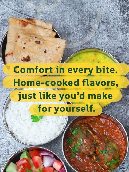 Comfort in every bite. We promise home-cooked flavors, just like you'd make for yourself if you had the time.