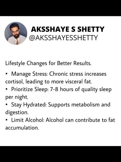 Visceral fat is the dangerous, unseen fat around your organs. I explain what it is, why it's harmful, and provide actionable diet and lifestyle tips to reduce it, such as focusing on a high-protein diet and managing stress.
