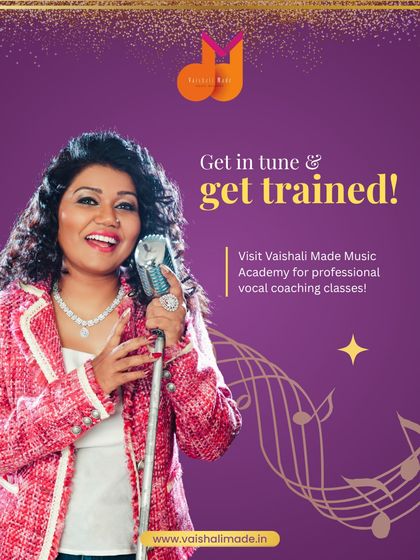 Get in tune and get trained with me. This is a direct invitation to join my professional vocal coaching classes in Goregaon to master your 'sur', 'taal', and stage presence.