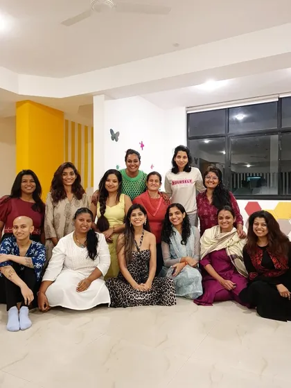 I find immense power and support in sisterhood. This photo is from a beautiful Wild Feminine Circle workshop, a space where we gather to heal, grow, and celebrate our collective strength. Community is a vital part of my personal and professional practice.