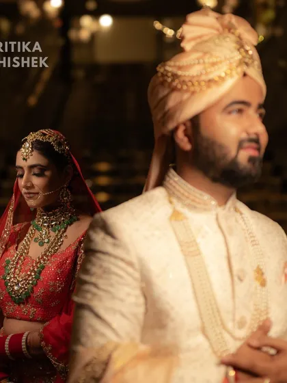 Beyond the candid moments, I love crafting timeless, regal portraits. This shot captures the quiet grace and anticipation of the wedding day. It’s a blend of classic portraiture and cinematic lighting, creating an image that feels both grand and intimate.