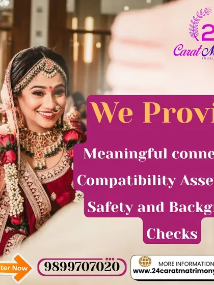 We go beyond simple matching. Our service includes meaningful compatibility assessments and thorough safety and background checks, giving you the confidence and security you need in your search for a life partner.