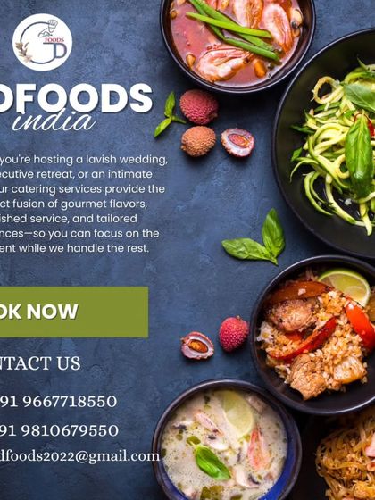 This graphic outlines the range of events we cater, from lavish weddings and executive retreats to intimate soirées, promising gourmet flavors and polished, tailored service.