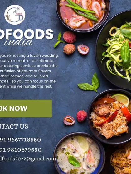 This graphic outlines the range of events we cater, from lavish weddings and executive retreats to intimate soirées, promising gourmet flavors and polished, tailored service.