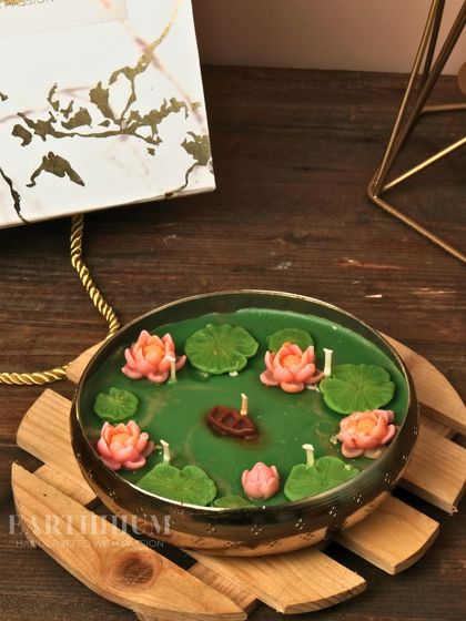 Statement Centerpieces: Urli & Bowl Candles photo 3