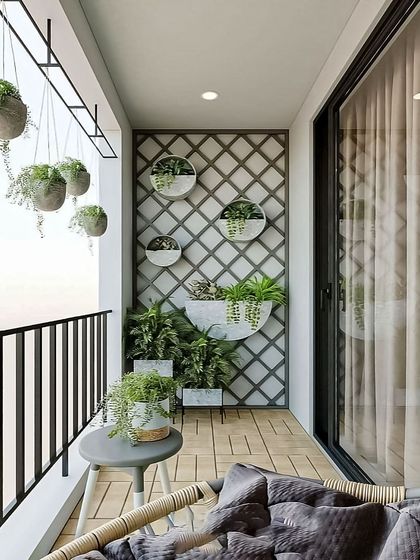 Interiors - Balcony Design & Landscaping Lush Green Havens photo 8
