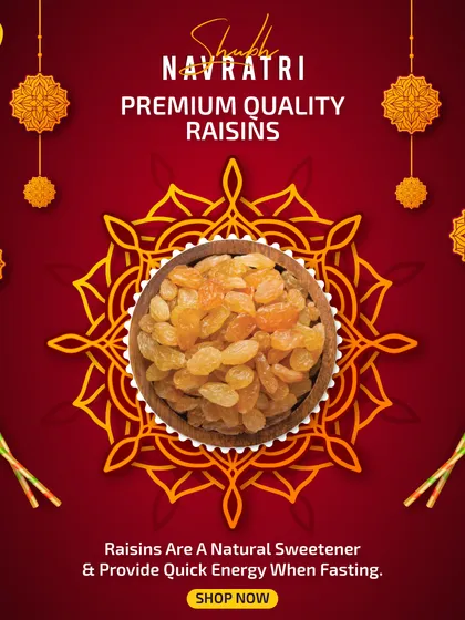 Here are my premium quality raisins. They are a great natural sweetener and provide a quick burst of energy, which is very helpful during fasting or before a workout.