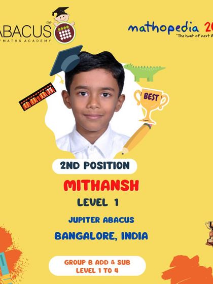 Abacus D Maths Academy - Educational Franchise & Teacher Training Mathopedia: Our Annual Competitions photo 61
