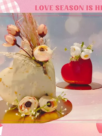 Our heart-shaped Piñata cakes are the perfect surprise for your loved one. Available in different sizes and designs, they are a highlight of our love season collection.