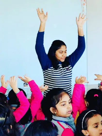 Even in a group, each child's journey is unique. I love seeing their focus and engagement as they follow along. These simple, yoga-inspired stretches help build their strength and confidence, laying a foundation for an active life.