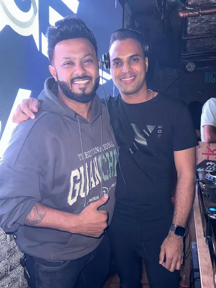 Had a great time doing an audio-visual set with the rockstar DJ Ganesh.