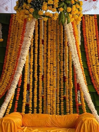 Shanaya Decorations - All-Inclusive Ceremony Packages (Haldi & Mehendi) Eco-Inspired & Floral Walls photo 7