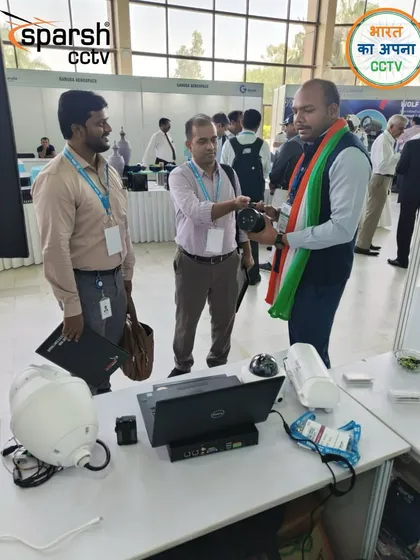 We believe in showing, not just telling. A hands-on demonstration of our electro-optics technology for visitors at the expo.