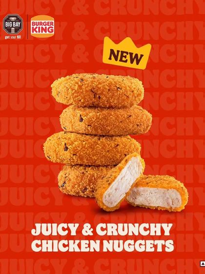 Introducing the new Juicy & Crunchy Chicken Nuggets at Burger King. They're the perfect bite-sized snack to make your highway break tastier.