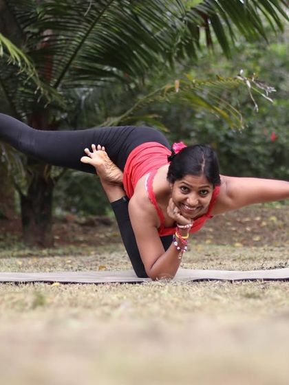 Laugh, love, breathe, and strike a pose. This balancing asana is a reminder to find joy and stability in the present moment. Even when a pose is challenging, a smile makes everything lighter.