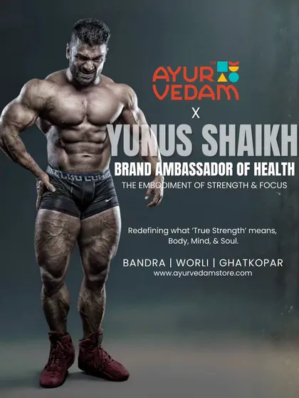 I am proud to welcome Yunus Shaikh, India's top prep coach, as my brand ambassador. His embrace of Ayurveda, from therapies to Panchakarma, shows that true strength is a blend of power and balance.