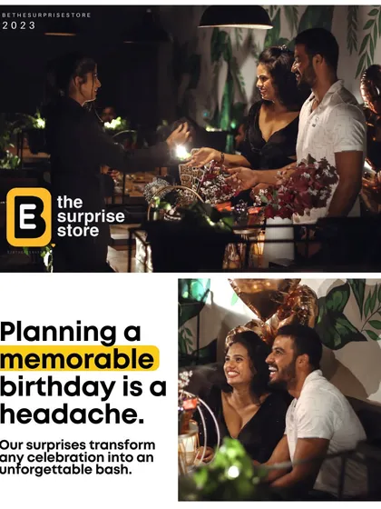 Planning a memorable birthday can be a headache. Our surprises transform any celebration into an unforgettable bash, stress-free.