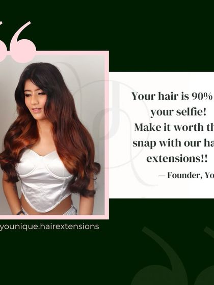 Your hair is 90% of your selfie. I believe in making it count, and this client's gorgeous, full waves show exactly how extensions can elevate your look.