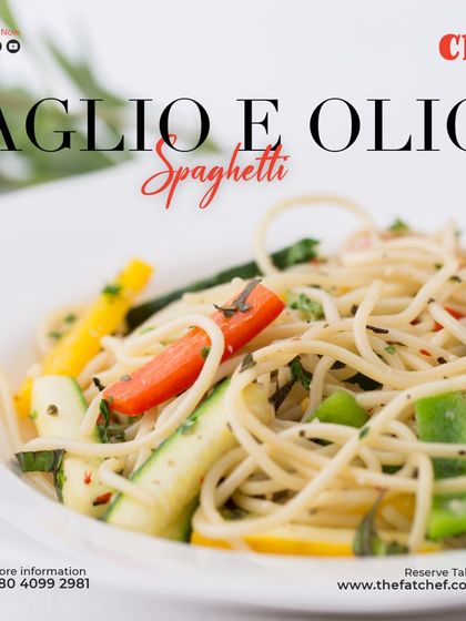 It's not just pasta with garlic, it's Aglio e Olio, baby! A simple yet elegant dish of spaghetti tossed with garlic, olive oil, and fresh vegetables.