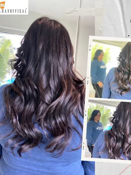 A fresh haircut is the perfect way to usher in a new season. These soft, bouncy waves beautifully complement the new layers.