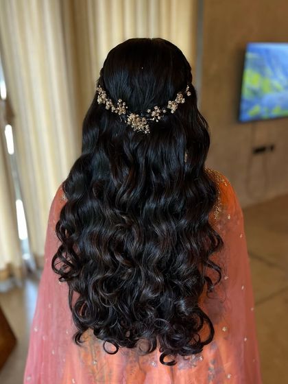 Bhavya Achar - Bridal & Occasion Styling Romantic Open & Half-Up Styles photo 50