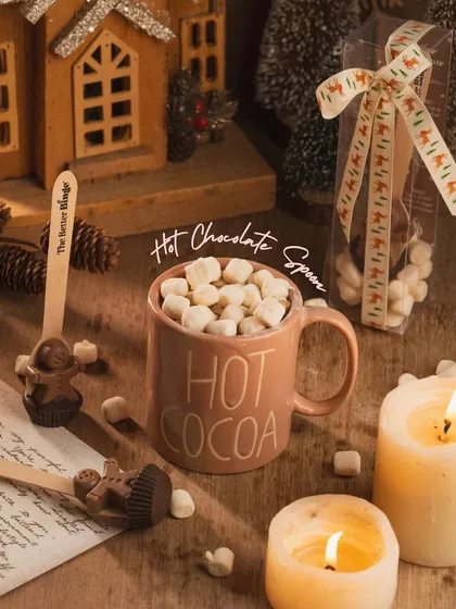 Our Hot Chocolate Spoons are perfect for chilly nights. They make a great stocking stuffer or a cozy treat for yourself.