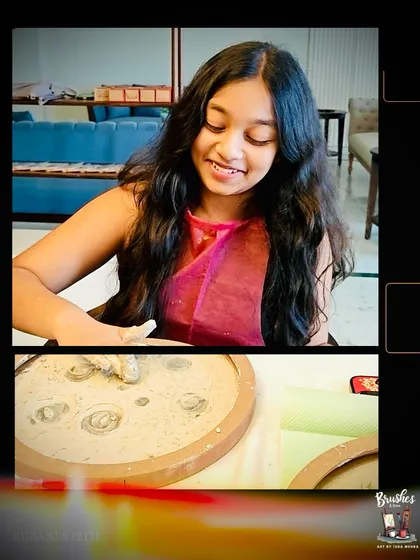 A smile that says "I made this!". This is the moment I live for, when someone sees what they are capable of creating with their own two hands.