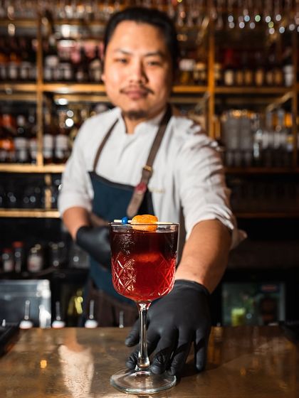 Sip on sophistication with ‘The Royal of Khubani’. This gin and wine-based cocktail, presented by our expert bartender, is fit for royalty and offers a taste of summer indulgence.