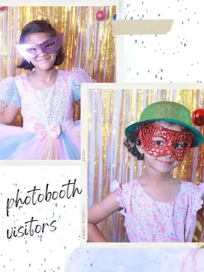 Our photobooth was a hit with these little posers. Dressed in beautiful party dresses, they had a great time in front of the camera.
