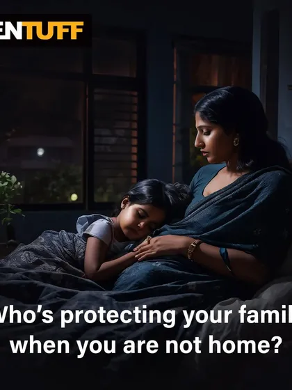 A mother's instinct is to protect her child. Our security systems support that instinct, providing a safe environment where children can sleep and play without worry.