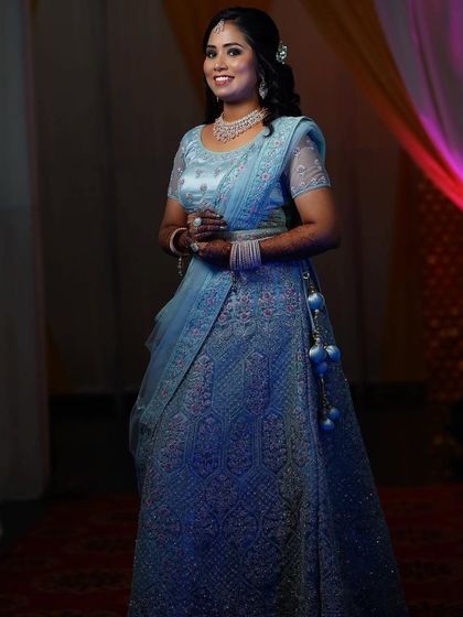 Makeovers by Mahalakshmi - Bridal & Wedding Makeup Glamorous Reception & Sangeet Styles photo 48