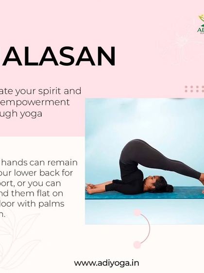 Halasan, or Plow Pose, is one of the powerful inversion poses that can improve hair health. By increasing blood flow to the head, it helps nourish the hair follicles.