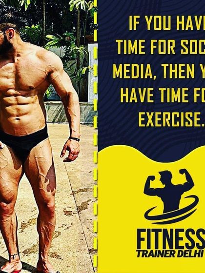 If you have time for social media, you have time for exercise. Stop making excuses and start making progress.