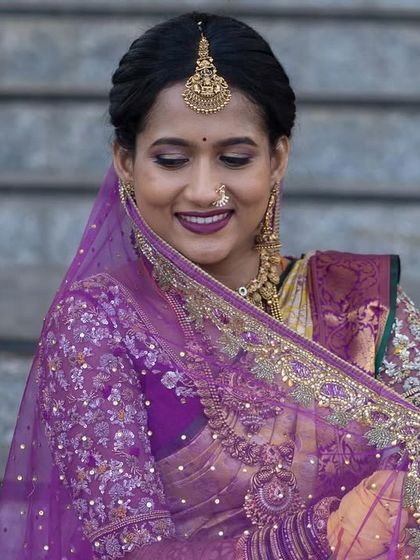 Makeovers by Ramya - Bridal & Special Occasion Makeup Traditional Muhurtham Looks photo 43