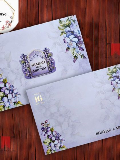 House Of Cards - Special Occasion Invitations Modern Elegance: Vellum, Pastels & Wax Seals photo 38