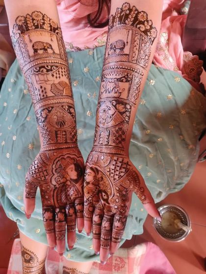 Mehendi Art by Nishat - Mehndi (Henna) Artistry Personalised Mehndi Stories photo 11